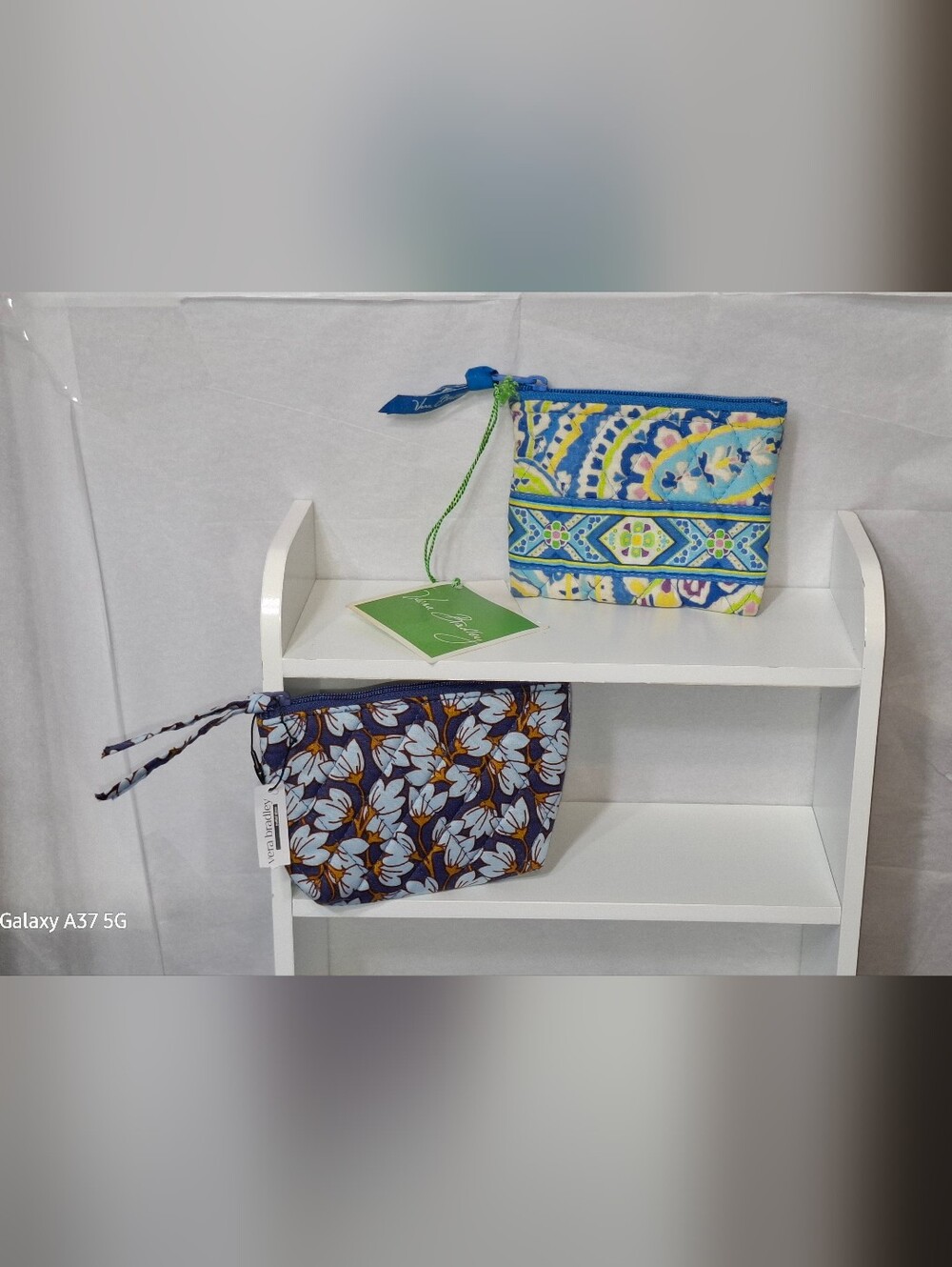 2 Vera Bradley Zip Coin Pouches- NWT